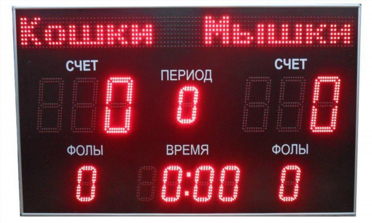 Табло футбольное онлайн